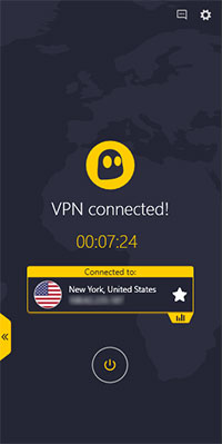 Cyberghost7-VPN-App-Connected-USA