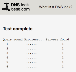 IP DNS Leak Test